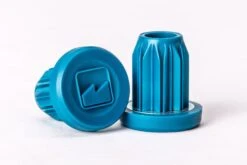 MERRITT INSERT BAR ENDS 10 MERRITT INSERT BAR ENDS -Cycle Gear Hub Barend Blue