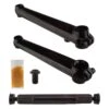 Black Ops Stomp Cranks -Cycle Gear Hub Blackops.Crankset.black
