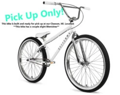 Elite Outlaw 26" Bike 2021 -Cycle Gear Hub Elite.Outlaw.White .Pickup
