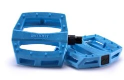 MERRITT P1 PC PEDALS -Cycle Gear Hub Merritt.P1.Pedal .blue