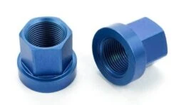 MISSION AXLE NUTS -Cycle Gear Hub Mission.14mm.Nuts .blue 50916.1521743138.1280.1280