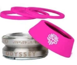 ODYSSEY CONICAL INTEGRATED HEADSET 24 ODYSSEY CONICAL INTEGRATED HEADSET -Cycle Gear Hub Odyssey.Conical.Headset.pink 55171.1575059968.1280.1280