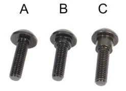PROFILE BUTTON HEAD AXLE BOLT