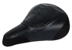 S&M Embossed Hot Seat Railed Seat -Cycle Gear Hub SandM.Hotseat.Black