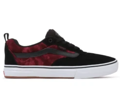 Vans Kyle Walker Pro Shoes ( Black / White / Corduroy Red ) -Cycle Gear Hub VANS.KYLE .WALKER.BLACK .CORDUROY.BLACK .RED .1