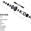 Alienation Venus Freecoaster Replacement Parts -Cycle Gear Hub alienation.venus .freecoaster.parts