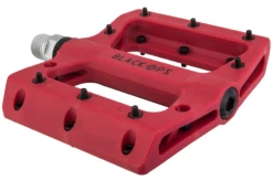 Black Ops Nylo-Pro II Pedals -Cycle Gear Hub black.ops .nyla .pro .2.pedal .red