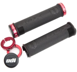BOX ONE HEX LOCK-ON GRIPS -Cycle Gear Hub box.one .lock .on .grip .red