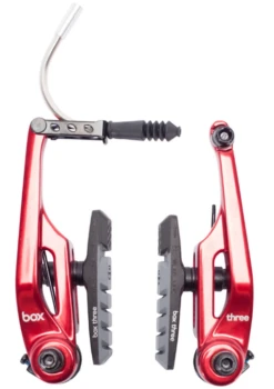 Box Three V-Brake -Cycle Gear Hub box.vbrake.3.red