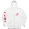 Cinema Step Up Zip Hoodie -Cycle Gear Hub cinema.step .up .zip.hoodie.white