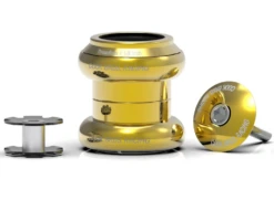 Cook Bros. Racing Threadless Headset -Cycle Gear Hub cookbrosracing.threadless.headset.gold