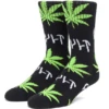 Huf X Cult Crew Socks -Cycle Gear Hub cult.huf .crew .socks .black .1