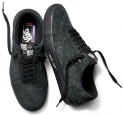 Cult X Vans Old Skool Pro BMX Shoes (Black / Grey)