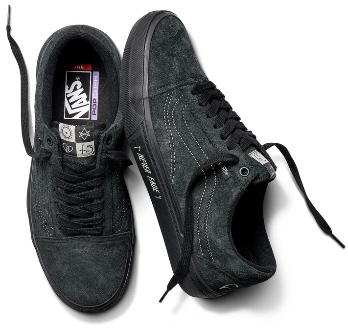 Cult X Vans Old Skool Pro BMX Shoes (Black / Grey) 3 Cult X Vans Old Skool Pro BMX Shoes (Black / Grey)