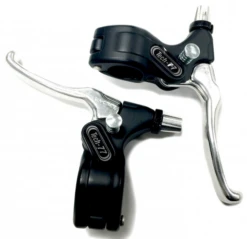 Dia-Compe Tech 77 Locking Levers (Pair) -Cycle Gear Hub diacompe.locking.lever .pair .black .silver