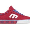 Etnies X RAD Calli Vulc Shoes (Red/White/Blue) -Cycle Gear Hub etniesradred1