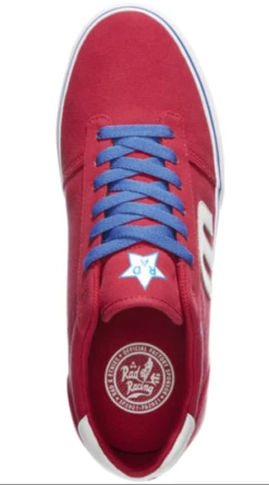 Etnies X RAD Calli Vulc Shoes (Red/White/Blue) -Cycle Gear Hub etniesradred4