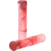 FIEND TEAM FLANGLESS GRIPS -Cycle Gear Hub fiend.team .grip .clear .red