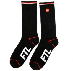 FTL Apple Crew Socks -Cycle Gear Hub ftl.apple .crew .socks .black .3 749ba775 d4c4 48a6 a22b dc8218c5e8be