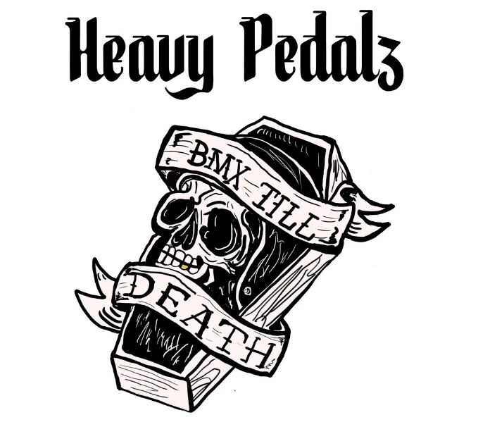 Heavy Pedalz BMX Till Death T-Shirt 4 Heavy Pedalz BMX Till Death T-Shirt - Image 2