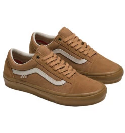 Vans Old Skool Pro Shoes (Light Brown / Gum)
