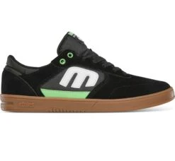 Etnies Windrow X Doomed Shoes (Black/Green/Gum)