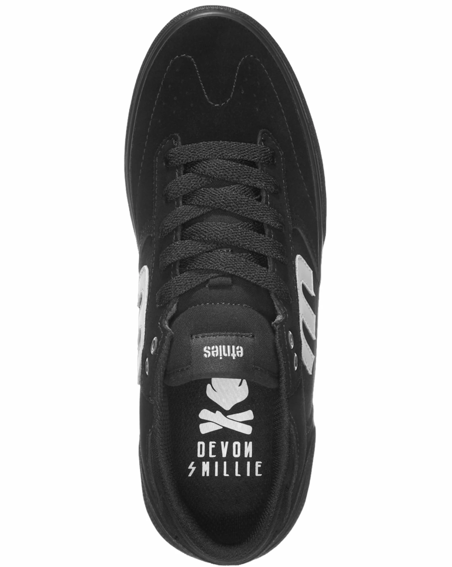 Etnies Windrow Vulc Shoes (Black / White / Devon Smillie Signature) 5 Etnies Windrow Vulc Shoes (Black / White / Devon Smillie Signature) - Image 3