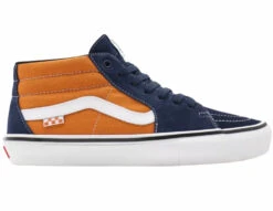 Vans Grosso Mid Pro Shoes (Navy/Orange)