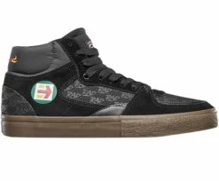 Etnies Screw Vulc Mid X RAD Shoes (Black / Gum)