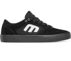 Etnies Windrow Vulc Shoes (Black / White / Devon Smillie Signature)