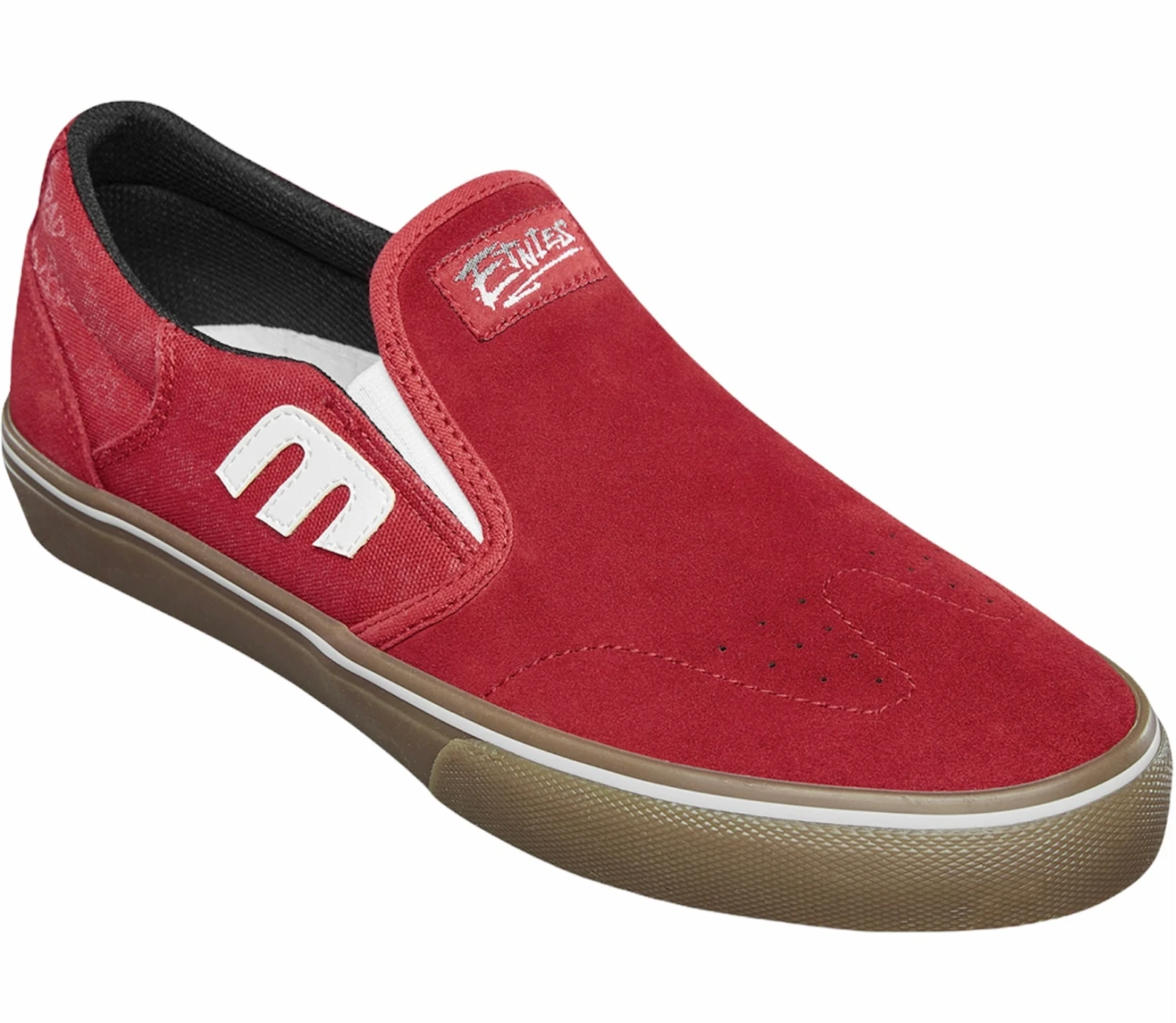Etnies Marana Slip X RAD Shoes (Red / White / Gum) 4 Etnies Marana Slip X RAD Shoes (Red / White / Gum) - Image 2
