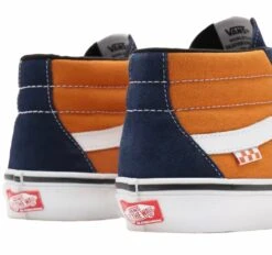 Vans Grosso Mid Pro Shoes (Navy/Orange) 11 Vans Grosso Mid Pro Shoes (Navy/Orange) -Cycle Gear Hub image 76cfe4c8 83a3 4f72 9a43 802f6173b0a0