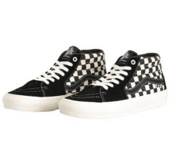 Vans Skate Grosso Mid Shoes (Checkerboard Black / Marshmallow) -Cycle Gear Hub image 98d56ab5 1fb5 40d5 b27c 145f5d05f40c