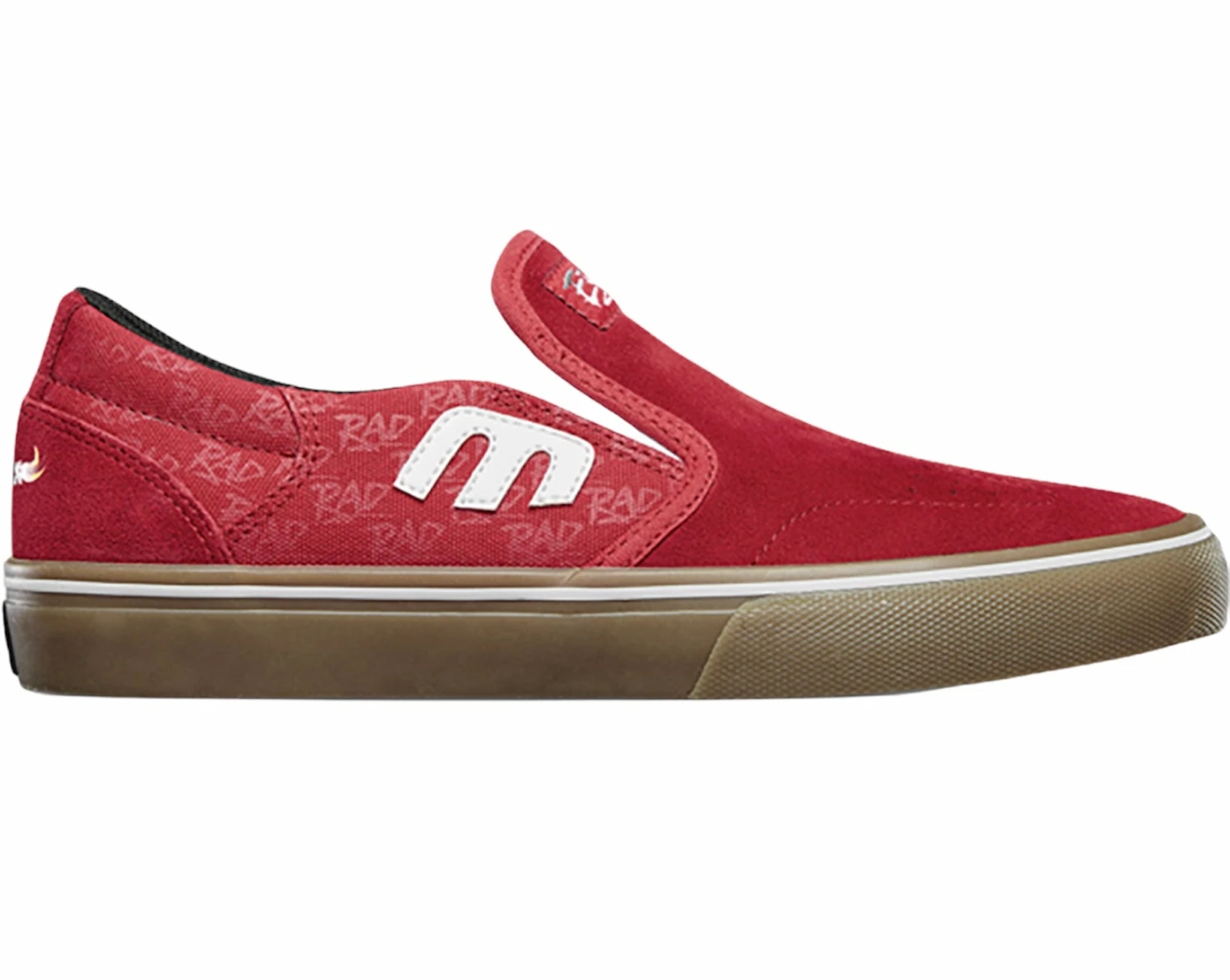 Etnies Marana Slip X RAD Shoes (Red / White / Gum) 3 Etnies Marana Slip X RAD Shoes (Red / White / Gum)