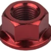 MCS ED Axle Nuts -Cycle Gear Hub mcs.ed .axle .nuts .red