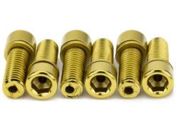 MISSION STEM BOLTS -Cycle Gear Hub mission.stem .bolt .gold