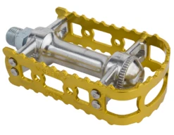 MKS BM-7 Pedals -Cycle Gear Hub mks.bm .7.pedal .gold