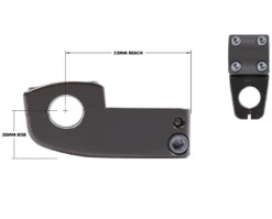 Odyssey Boyd Stem 11 Odyssey Boyd Stem -Cycle Gear Hub odyssey.boyd .stem .black .1