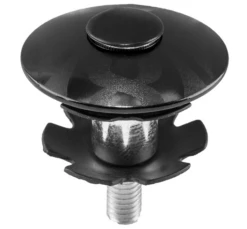 Origin 8 Headset & Fork Compression Cap W/ Solid Bolt -Cycle Gear Hub origin8.capster.compression.bolt .black