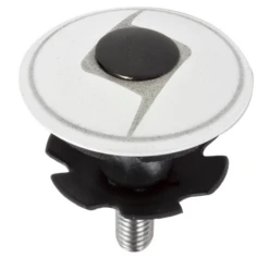 Origin 8 Headset & Fork Compression Cap W/ Solid Bolt -Cycle Gear Hub origin8.capster.compression.bolt .white