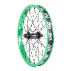 Rant Party On V2 18" Front Wheel -Cycle Gear Hub rant.18.teal .wheel