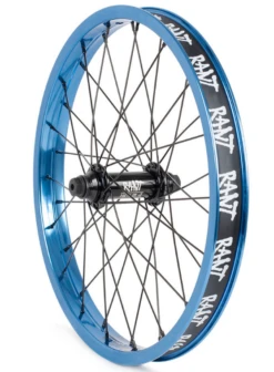 Rant Party On V2 18" Front Wheel -Cycle Gear Hub rant.party .on .wheel .18.blue