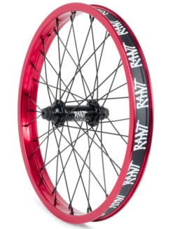 Rant Party On V2 18" Front Wheel -Cycle Gear Hub rant.party .on .wheel .18.red