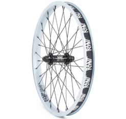 RANT PARTY ON V2 FRONT WHEEL -Cycle Gear Hub rant.partyon.v2.front .wheel .sky .blue