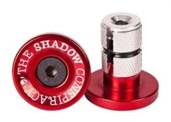 SHADOW CONSPIRACY DEADBOLT BAR ENDS -Cycle Gear Hub shadow.red 04463.1562867957.1280.1280