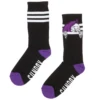 Sunday Creepy Sweeper Crew Socks -Cycle Gear Hub sunday.creepy.sweeper.crew .sock .black .purple.1