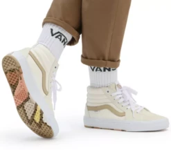 Vans Angie Marino Sk8 Hi Pro BMX Shoes (Antique/Taupe) -Cycle Gear Hub vans.angie .marino.sk8 .hi .bmx .2