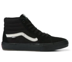 Vans Sk8 Hi Pro BMX Shoes (Black/Black/White)